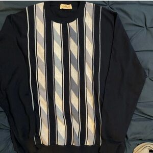 Vintage Montechiaro Men’s navy sweater XL 54 Made In Italy